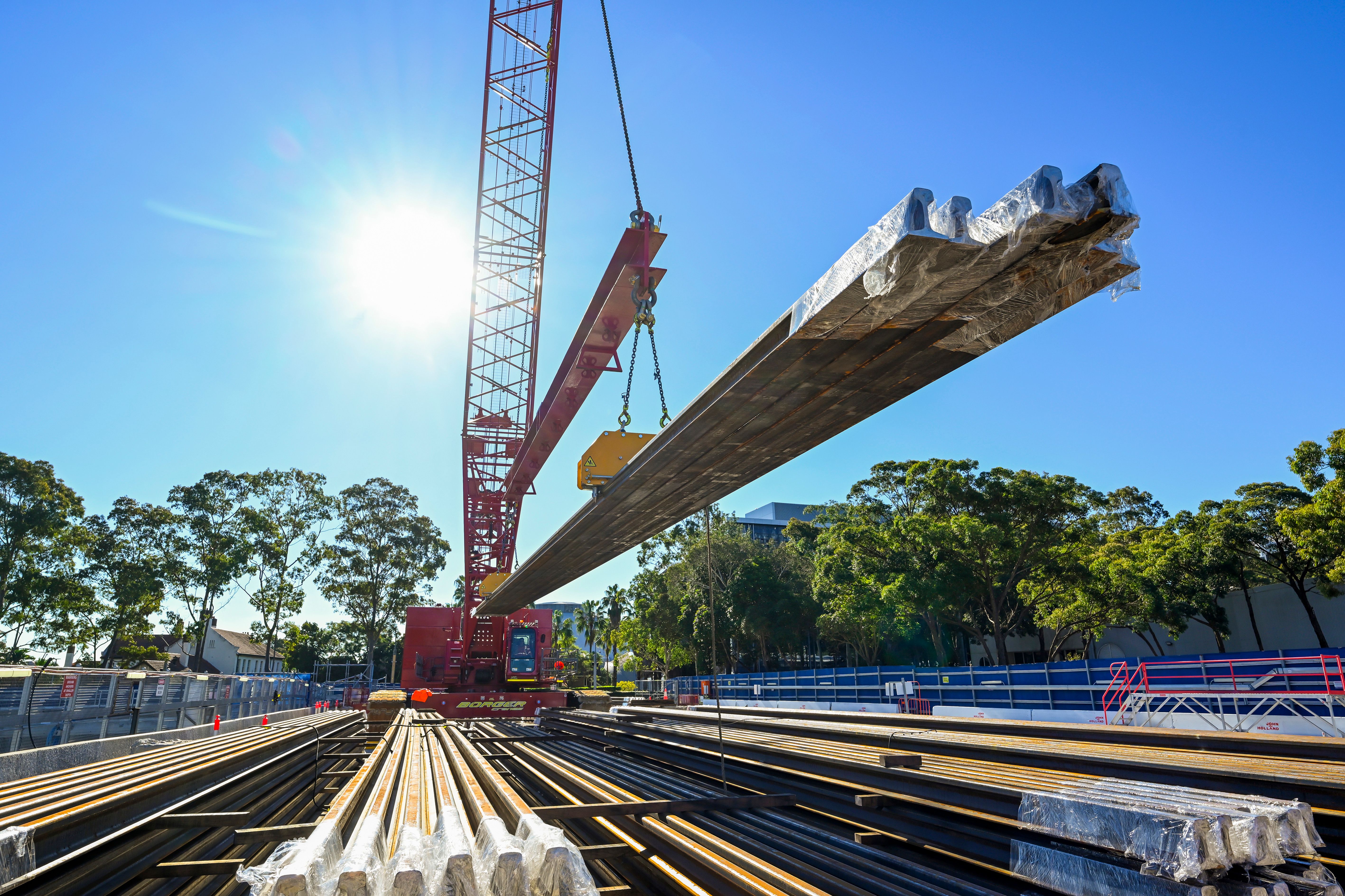 First tracks begin to go down on Sydney Metro West