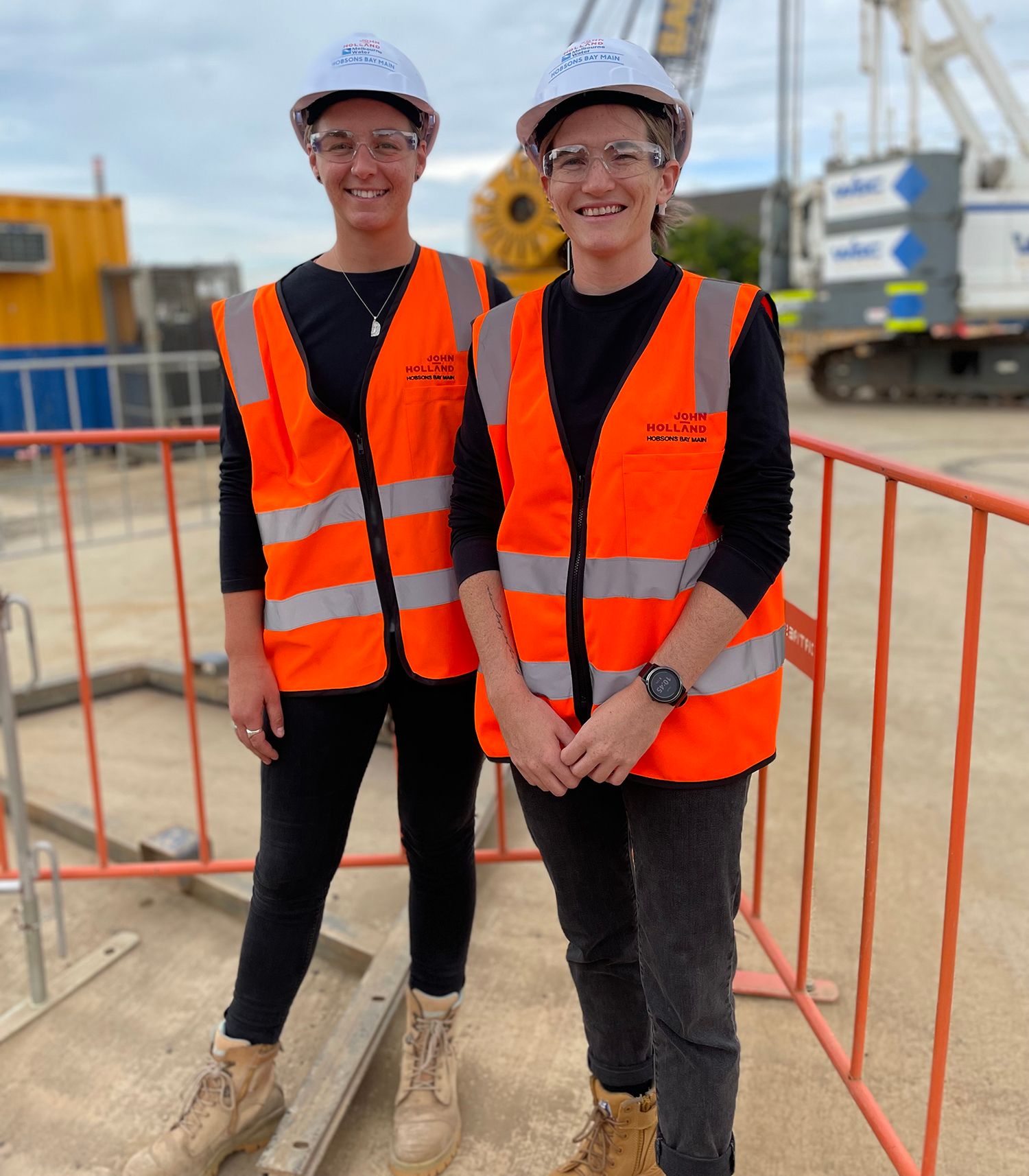 Deanna Berry (L) and Kirsten McLeod (R) - AFLW.jpg