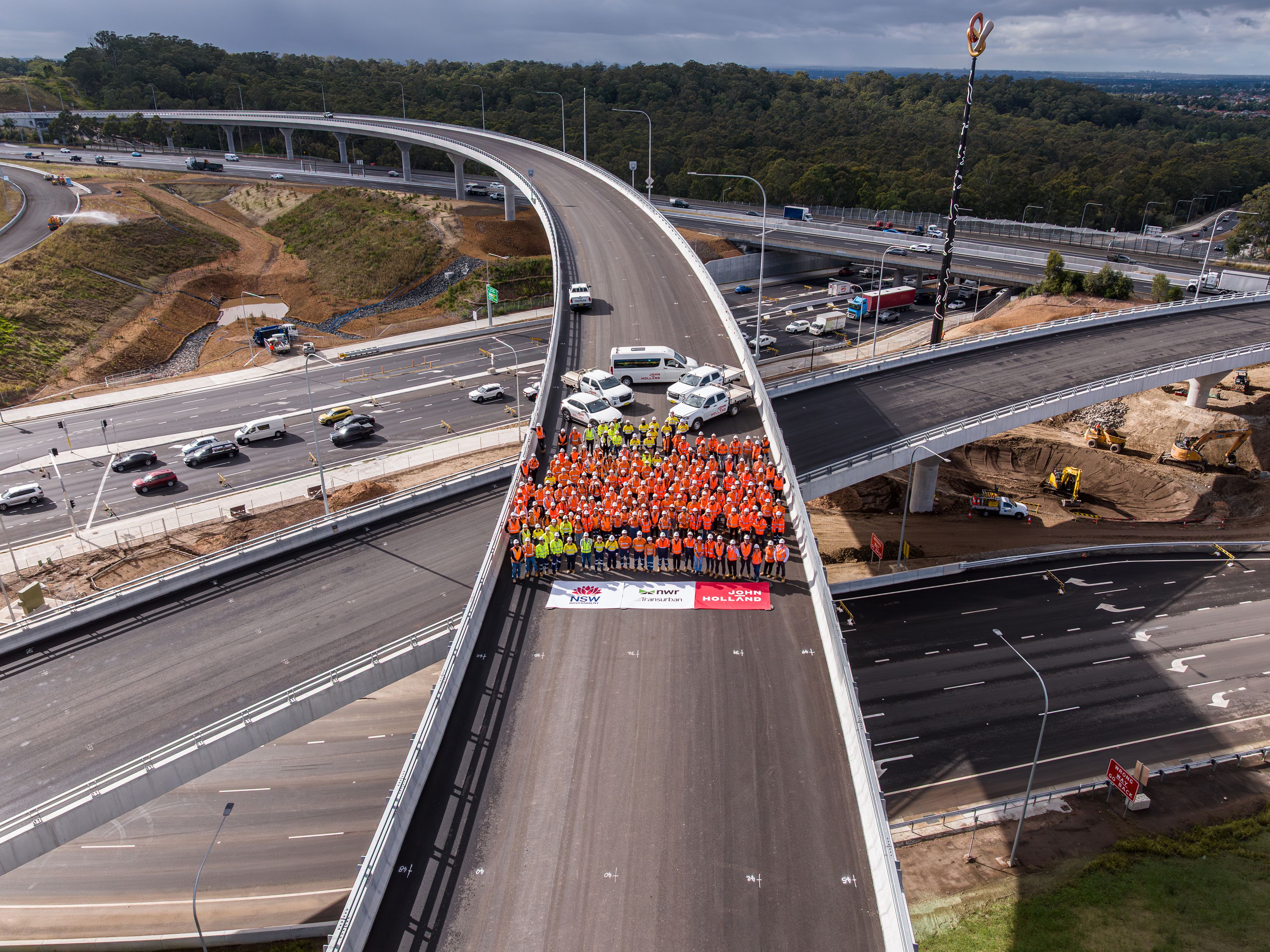 New M7-M12 Interchange transforms travel across Western Sydney